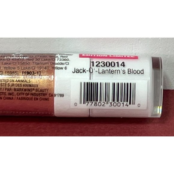 Wet n Wild-Liquid Catsuit High- Shine Lipstick- 1230014 Jack-O'- Lantern's Blood - Picture 8 of 9